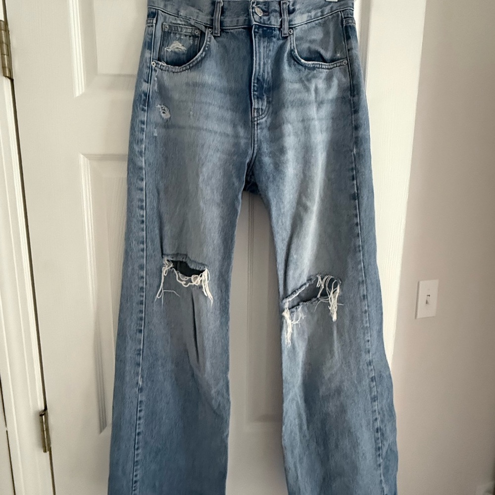 Pull&Bear Faded Blue Denim Jeans